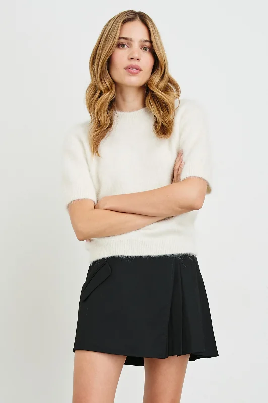 ADRIANA SKIRT - BLACK TWILL