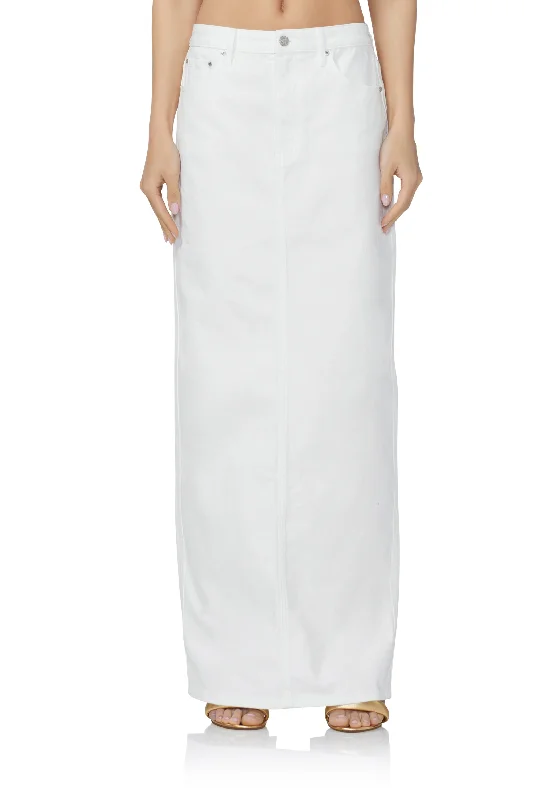 Amiri Maxi Skirt - White