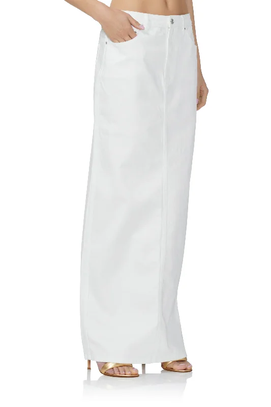 Amiri Maxi Skirt - White