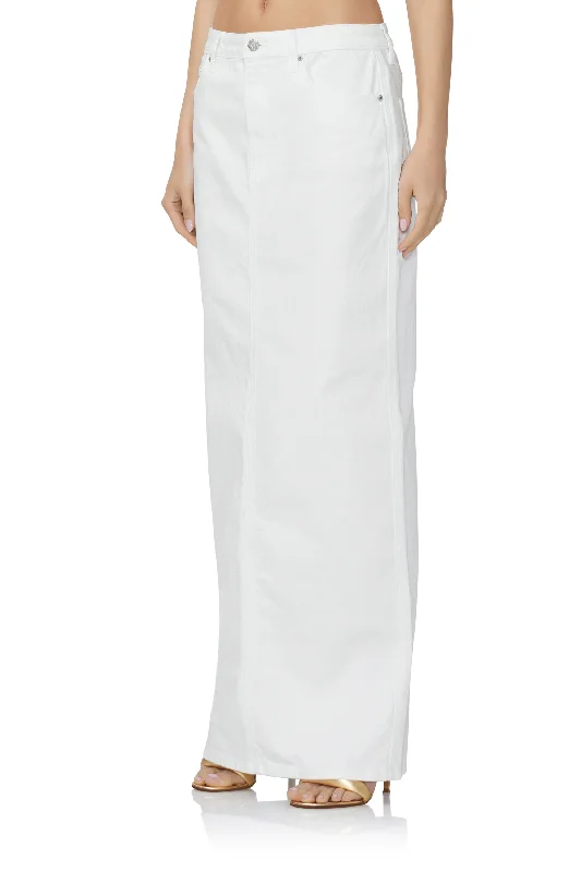 Amiri Maxi Skirt - White