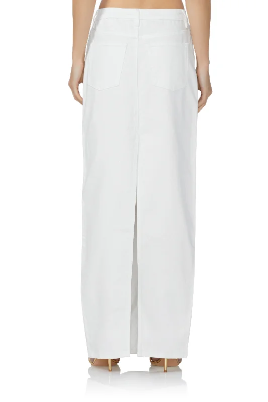 Amiri Maxi Skirt - White