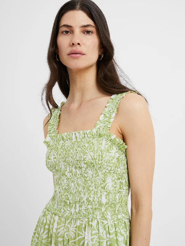 Cadiz Floral Smocked Jumpsuit