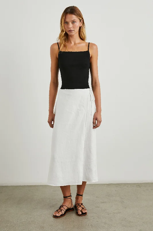 CARLY SKIRT - WHITE