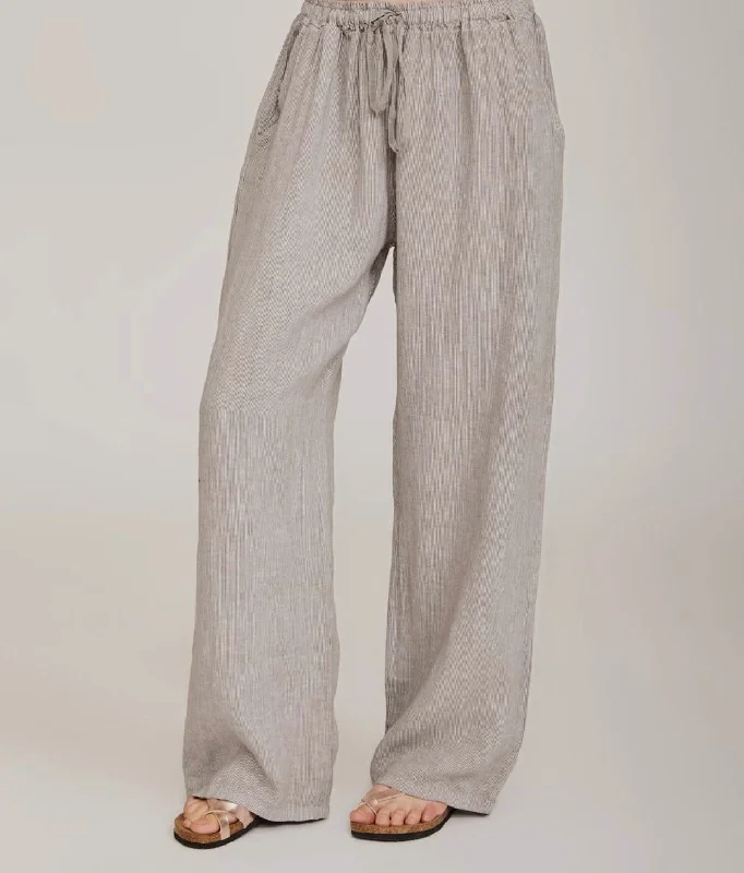 CC Linen drawstring pant