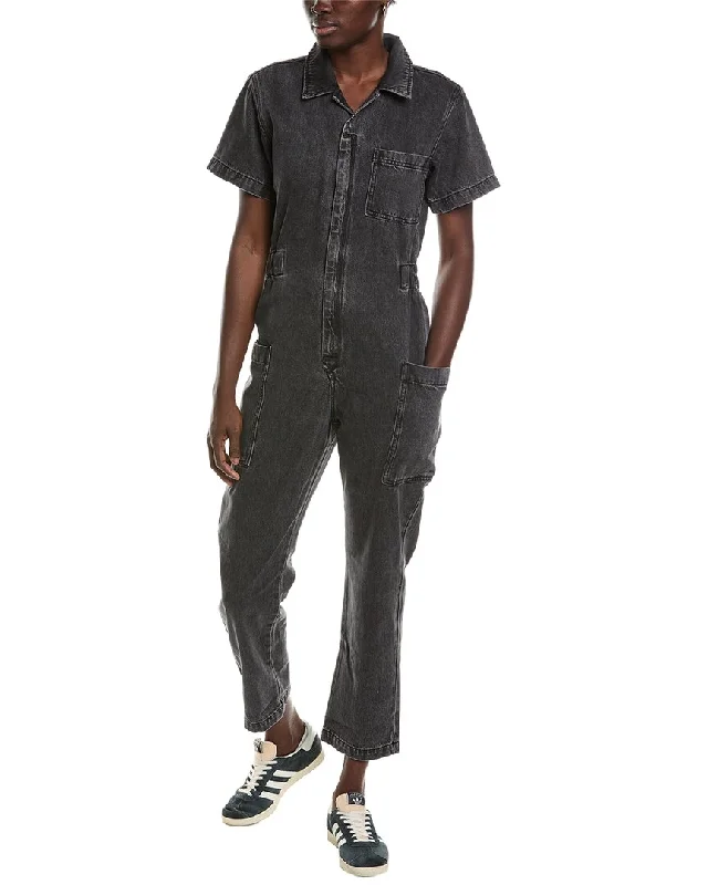 Chaser Garment-Dyed Denim Ashland Jumpsuit