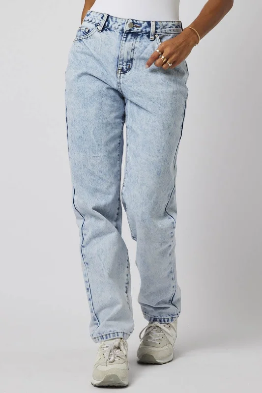 Denim Mom Jean High Rise