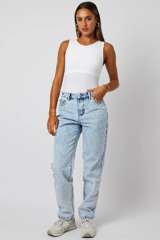 Denim Mom Jean High Rise