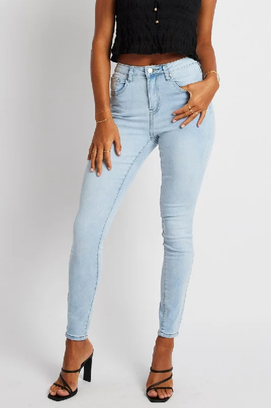 Denim Skinny Jean High Rise