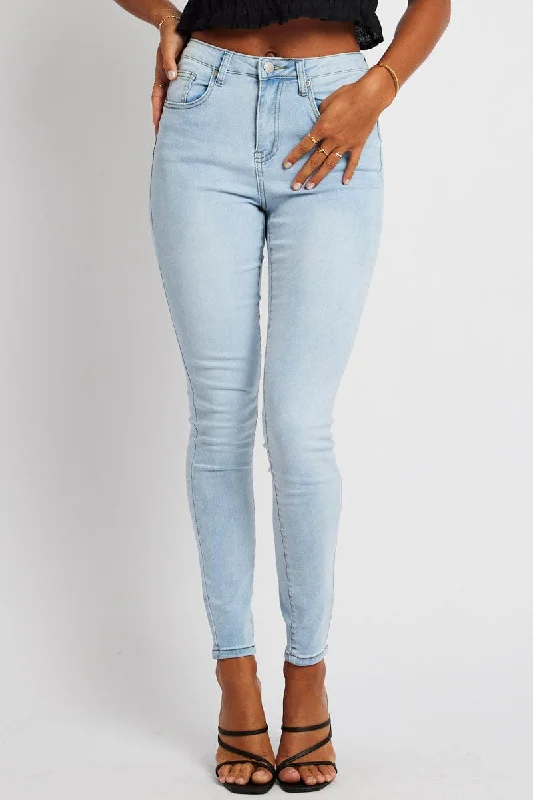 Denim Skinny Jean High Rise