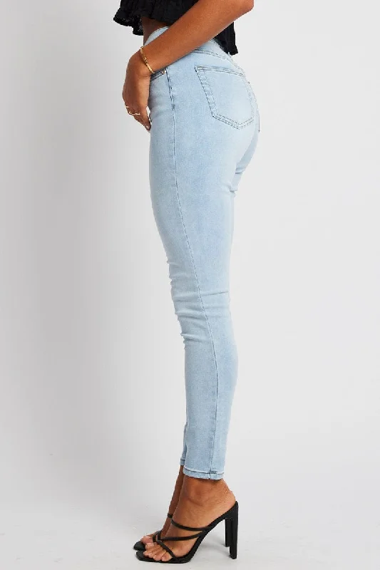 Denim Skinny Jean High Rise