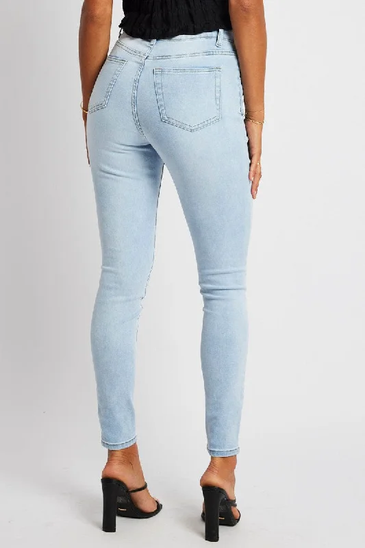 Denim Skinny Jean High Rise