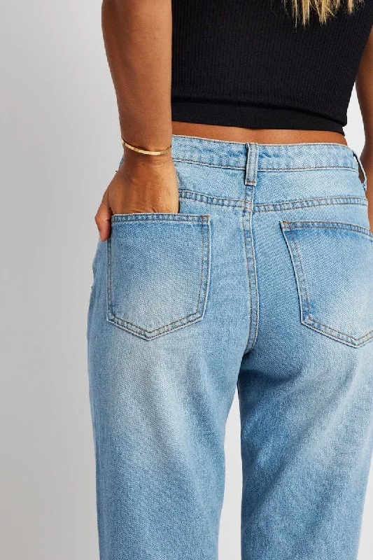 Denim Straight Jean High Rise