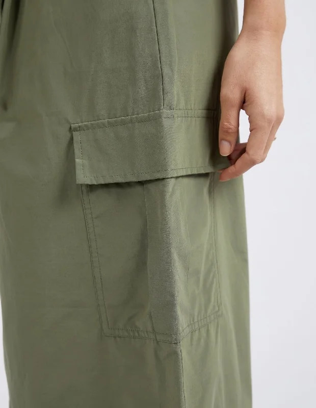 Elm Moss Cargo Skirt Clover