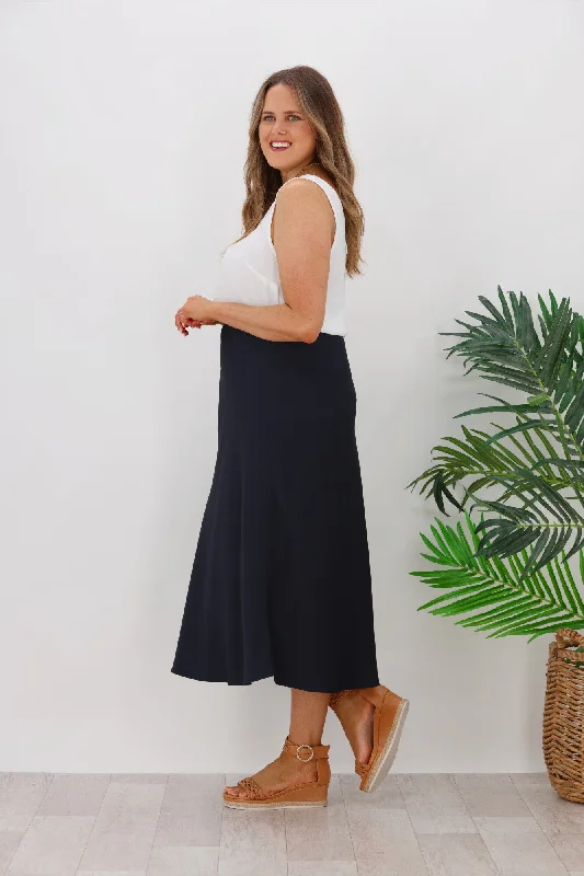 Elm Sophia Slip Skirt Black