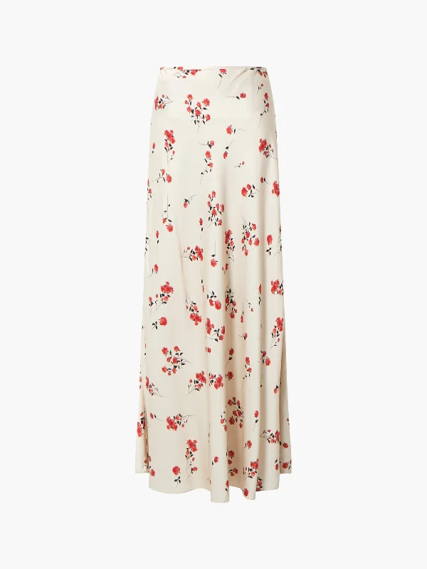 Floramour Ennis Eco Satin Maxi Skirt