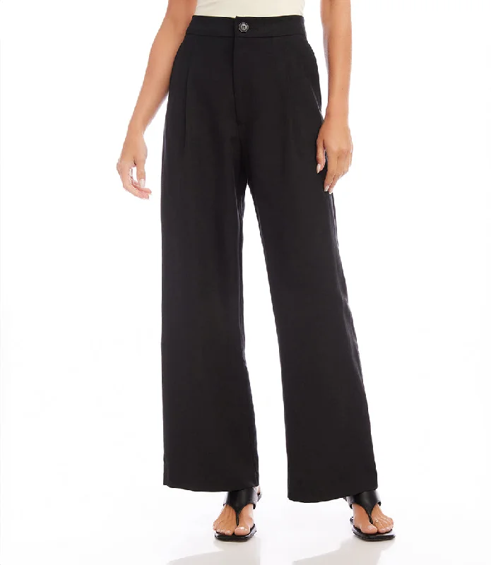 High Waist Pleated Pants