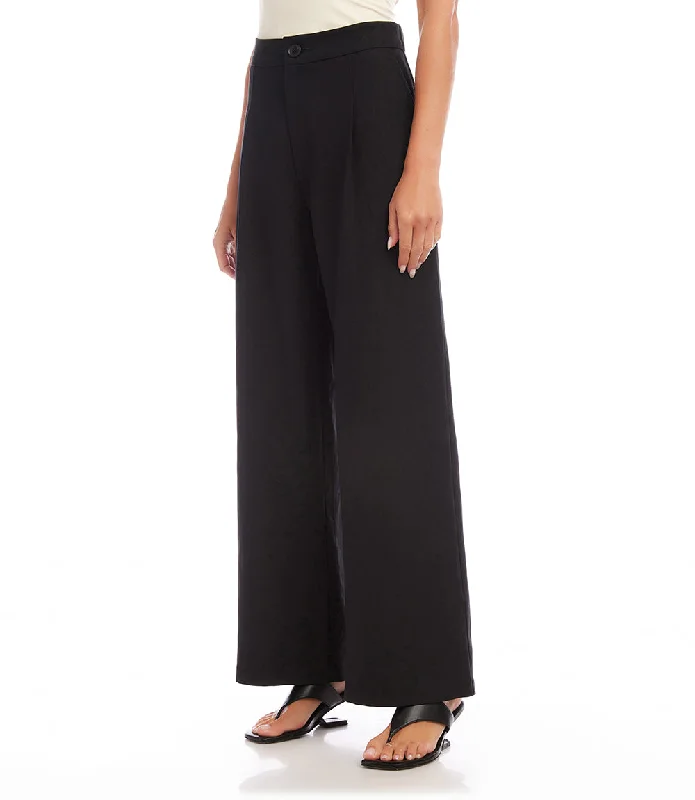 High Waist Pleated Pants