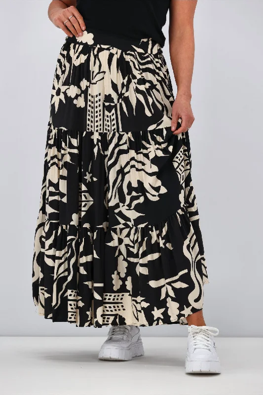 Iris Maxi Elara Maxi Skirt Print