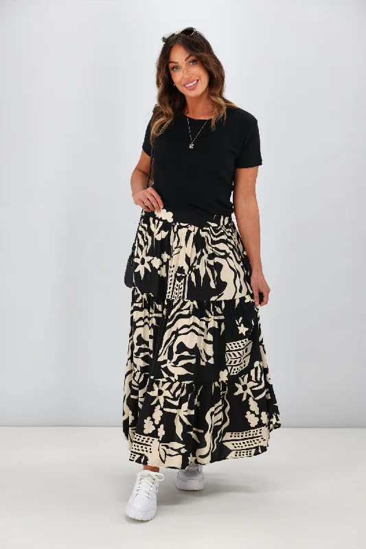 Iris Maxi Elara Maxi Skirt Print