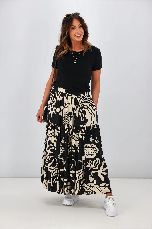 Iris Maxi Elara Maxi Skirt Print