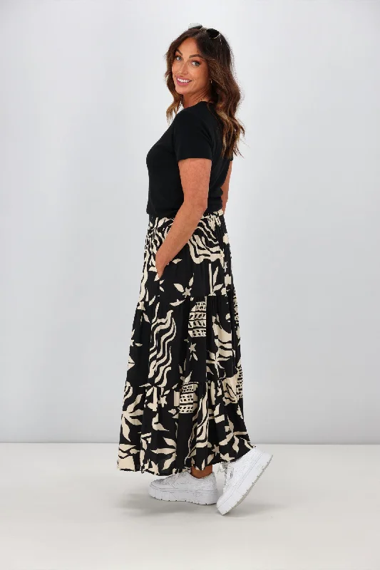 Iris Maxi Elara Maxi Skirt Print