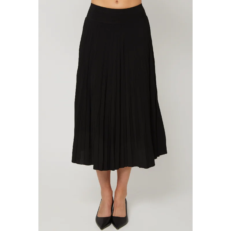 Women's Floaty Pleats Midi Skirt