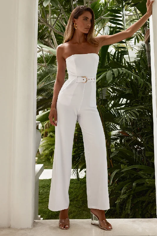 LOXANA JUMPSUIT - WHITE