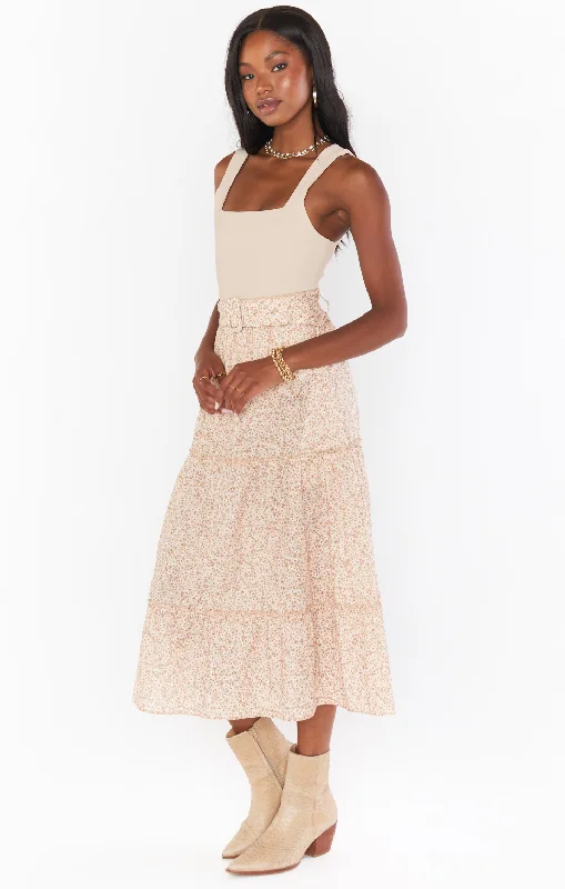 Miley Midi Skirt ~ Ditsy Daisy