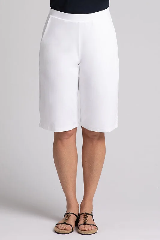 Nu Straight Leg Short | White