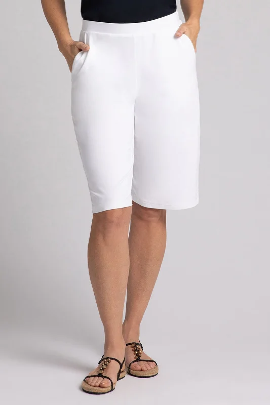 Nu Straight Leg Short | White