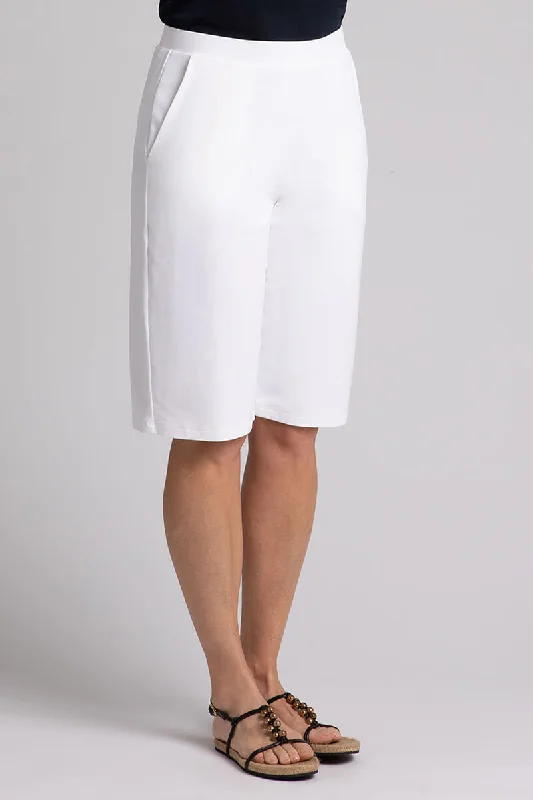 Nu Straight Leg Short | White