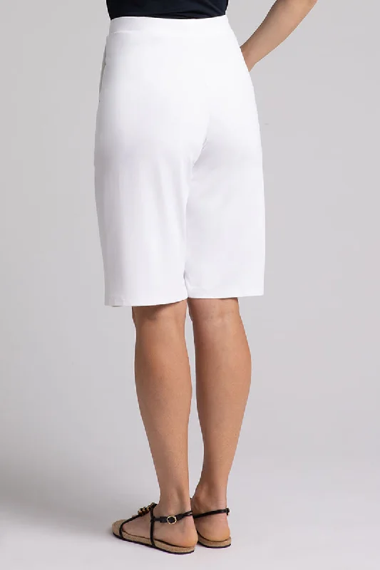 Nu Straight Leg Short | White