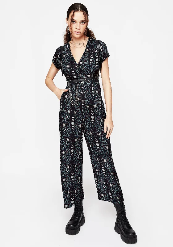 Pythia Button Up Jumpsuit