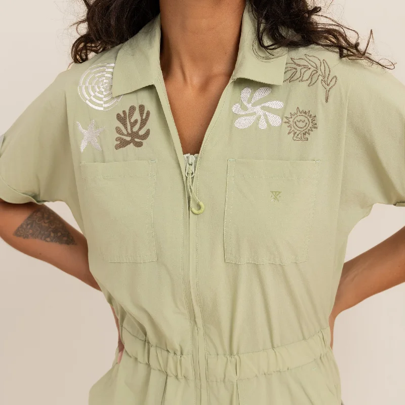 Rapids Romper - Pear