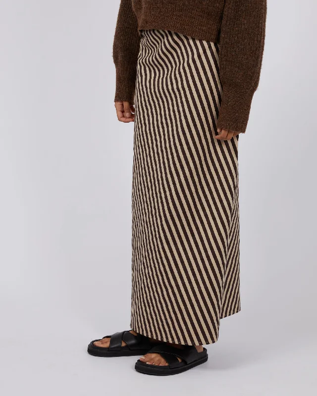 Silent Theory Reece Maxi Skirt Oatmeal