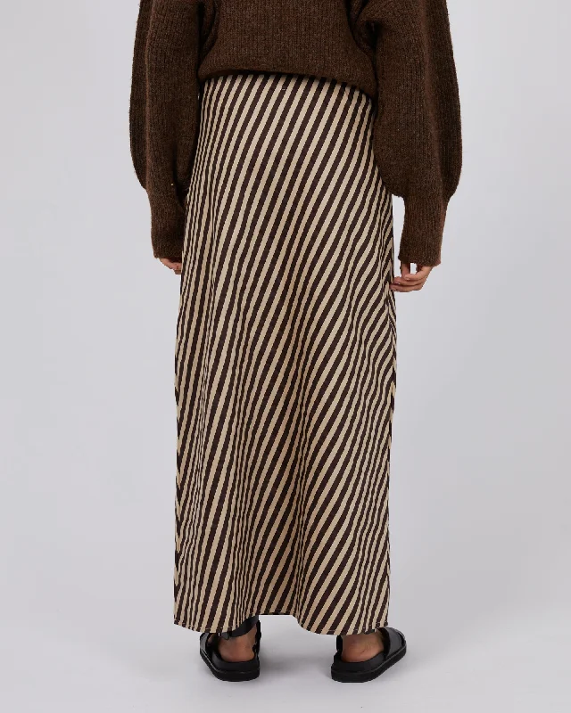 Silent Theory Reece Maxi Skirt Oatmeal