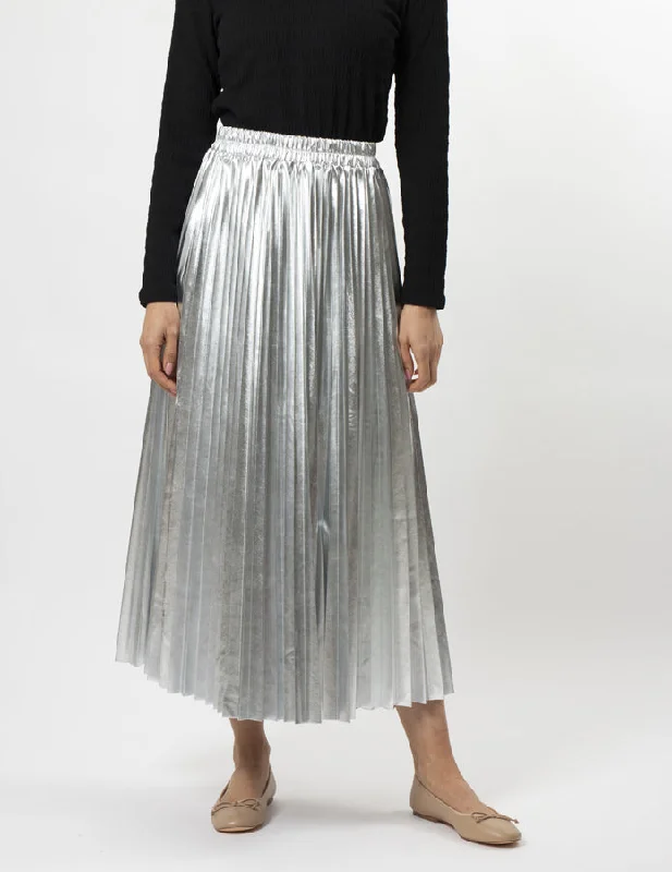 Stella + Gemma Casete Skirt Silver