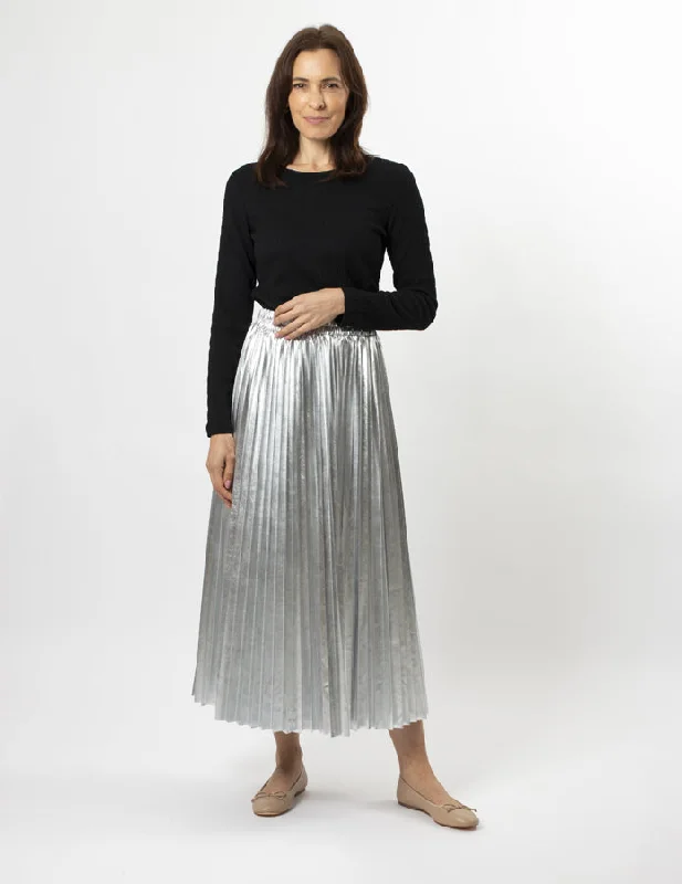 Stella + Gemma Casete Skirt Silver