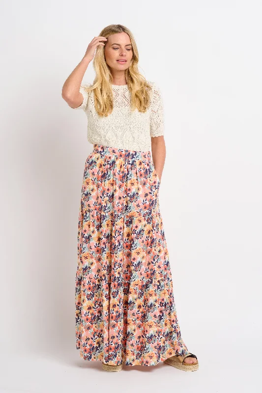 Summer Blooms Maxi Skirt