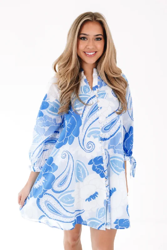 The Delayney Tie Sleeve Dress