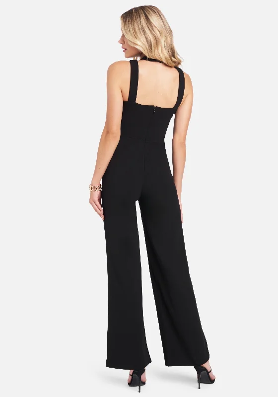 Wide Leg Halter Jumpsuit