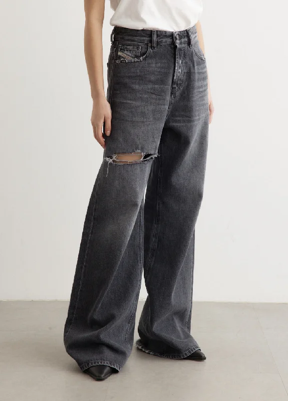 1996 D-Sire Ripped Baggy Jeans 32""