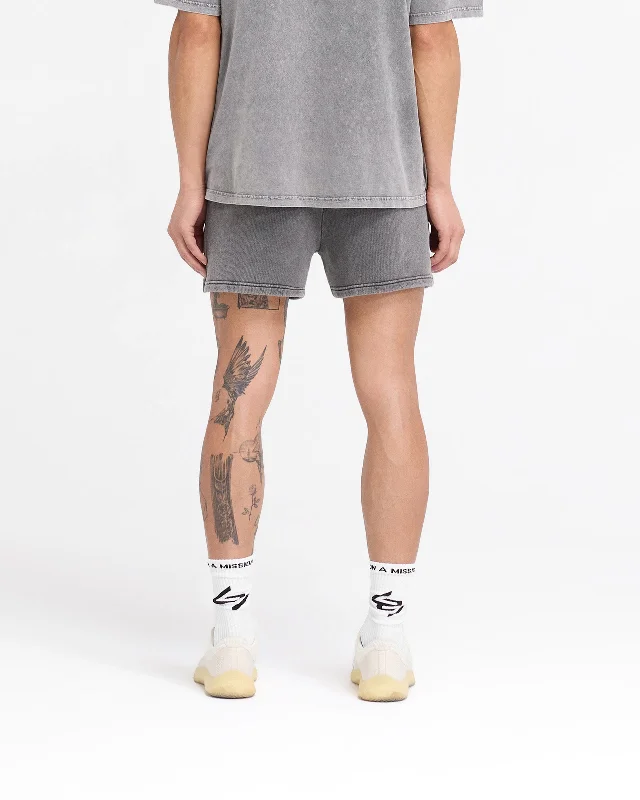 247 Vs The World Jersey Shorts - Pewter