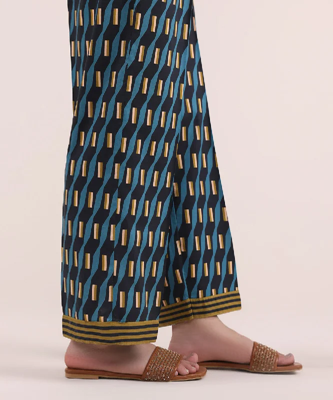 Printed Cotton Viscose Pants