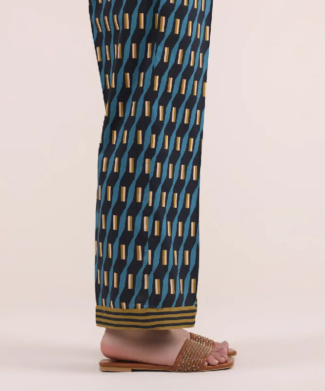 Printed Cotton Viscose Pants