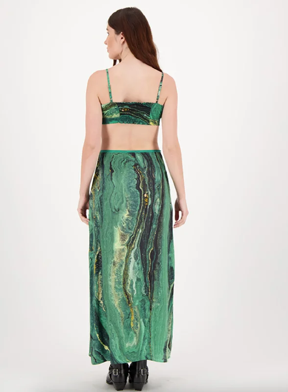 Anika Skirt - Jade Gold