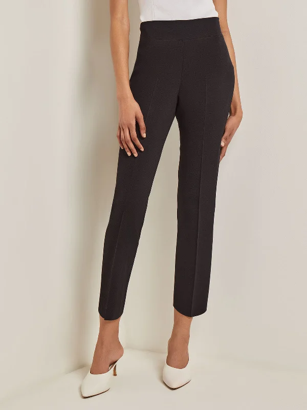 Ankle-length Flat Knit Pant