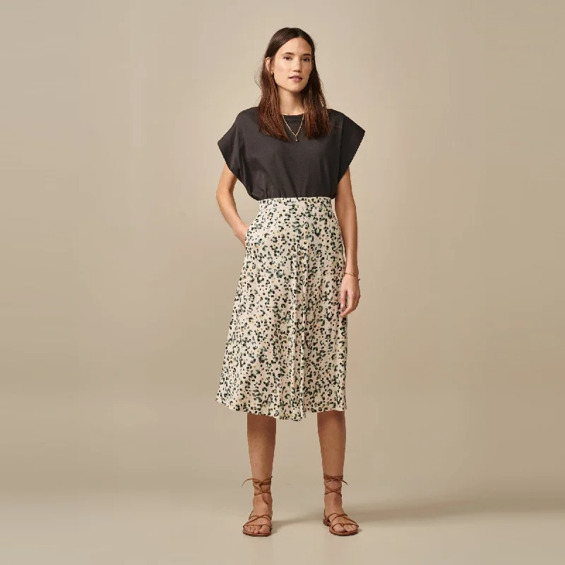 Appleby Skirt (White Floral)