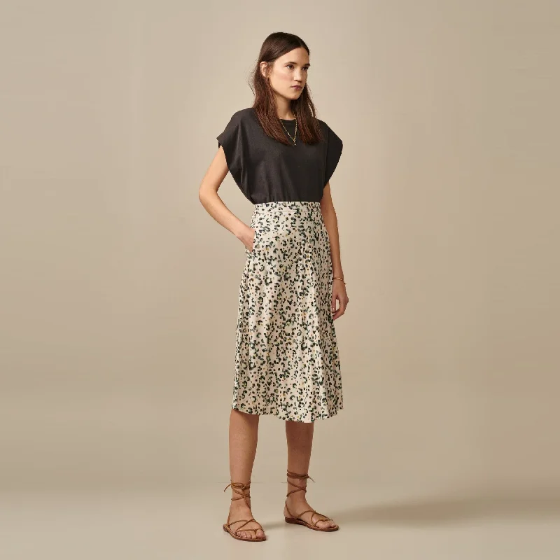 Appleby Skirt (White Floral)