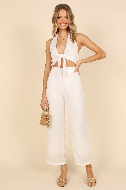 Aura Jumpsuit - White